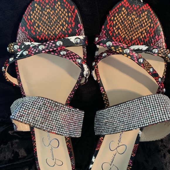 Jessica Simpson Rhinestone Studded New - Picture 1 of 6